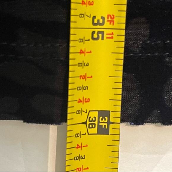 Beige by eci Midnight Blue Sheer Burnout Velvet Party Event Dress Size L - Picture 14 of 14